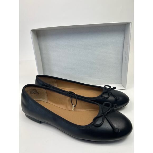 Morgan Taylor Black Ballet Flat Shoes Size‎ 8 - Picture 1 of 4